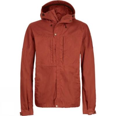 Chaquetas Fjallraven Skogsö Hombre Rojas Oscuro - Chile HWI318204